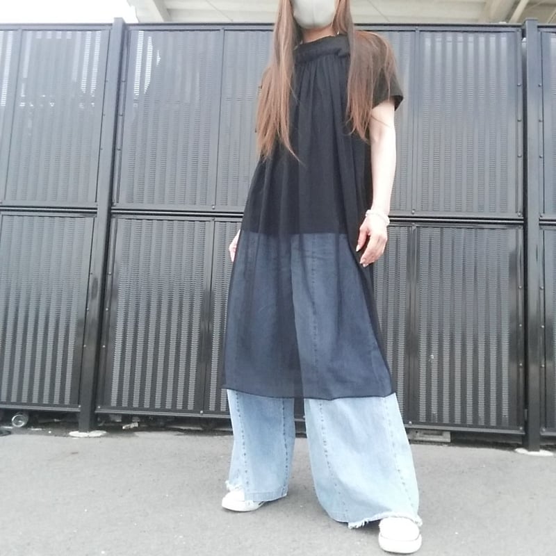 ロングチュールTシャツ | Rosier Doree