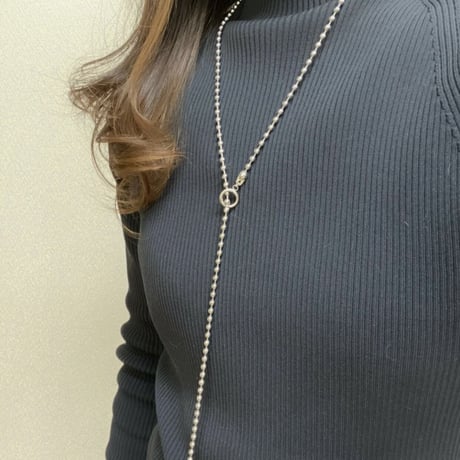 超ロングサージカルステンレスネックレス