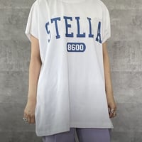 ビックロゴTシャツ　BLACK×Blueロゴ