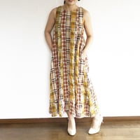 太陽のワンピース/大地の鼓動と太陽の恵みのパッチワーク