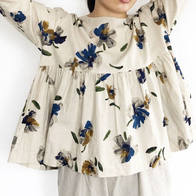 sale 美品　sea new york ブラウス　花柄　ギャザー sale 美品 sea new york ブラウス 花柄 ギャザー
