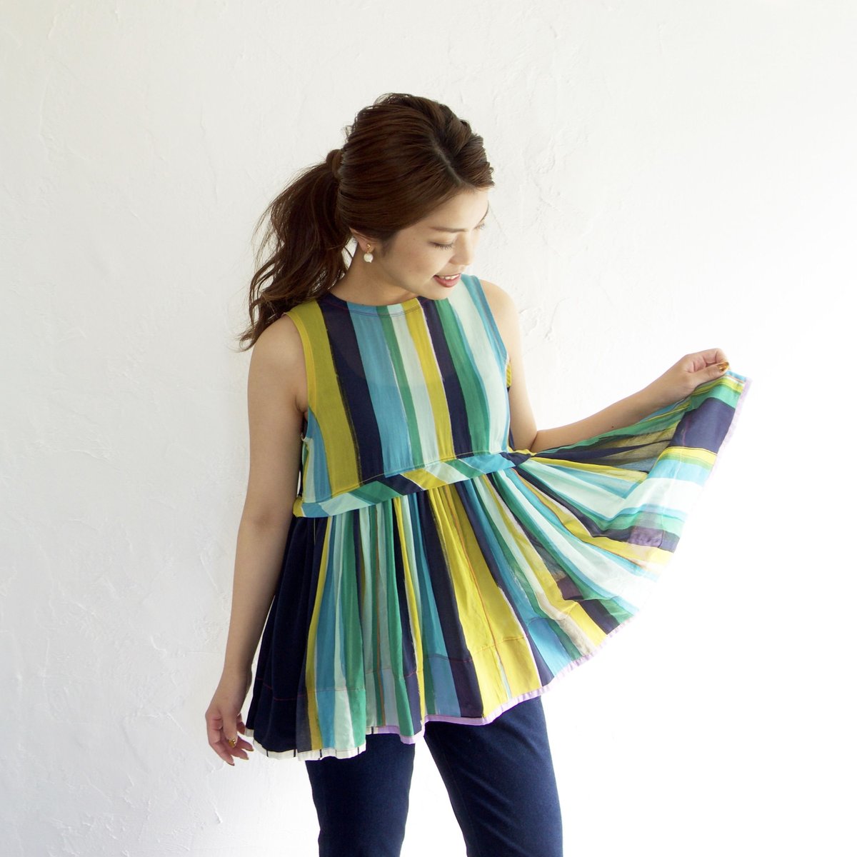 うさとノースリーブチュニック うさとの服 うさと ウサト usaato