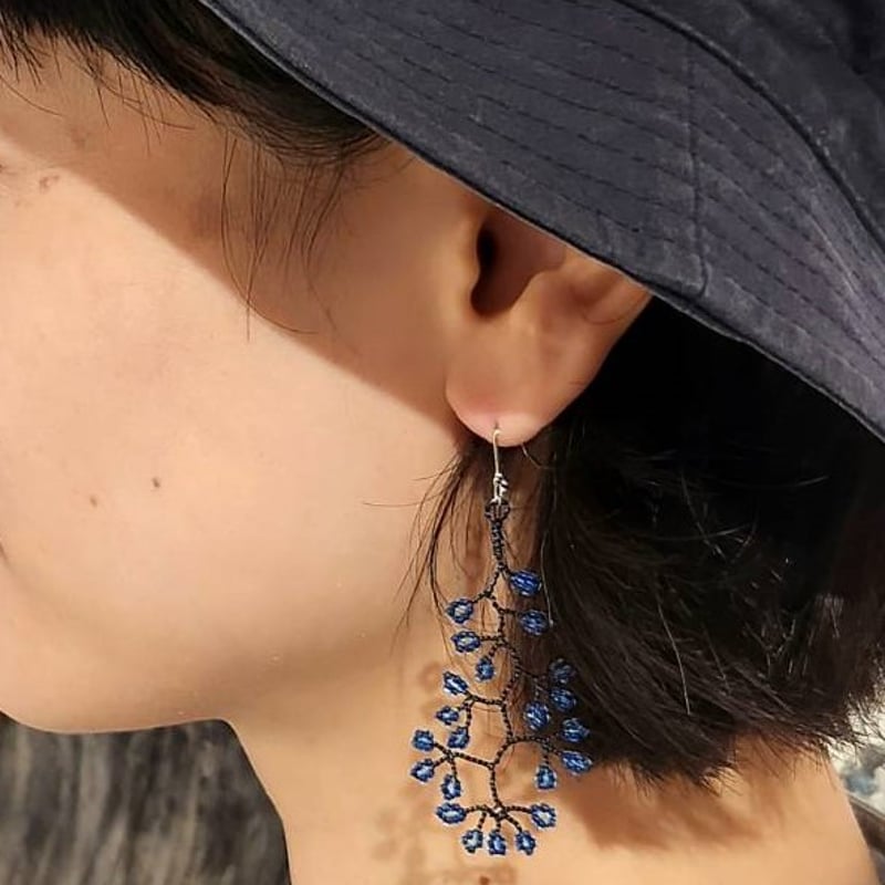 変形体ピアス（7種） レギュラーサイズ | マメホコリ工房～変形菌（粘