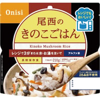 【在庫限り 特価】アルファ米 尾西のレンジ +（プラス）きのこごはん
