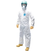 使い捨て式密閉服 マイクロガード1500 Mサイズ 10枚入｜防護服・粉塵対策・作業用・防災備蓄・使い捨て保護服