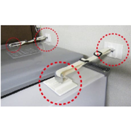 【耐震用品】スーパータックフィット　冷蔵庫用