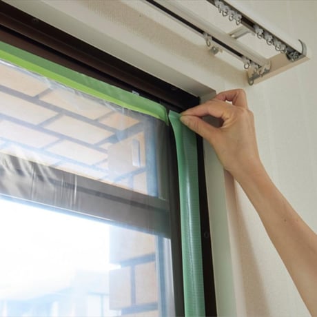 緊急時簡易ガラス飛散防止フィルム 10m