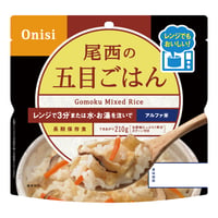 80ｇ 尾西のレンジ +（プラス）五目ごはん