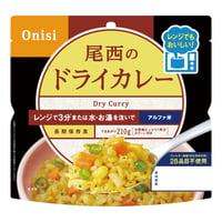 80ｇ 尾西のレンジ +（プラス）ドライカレー