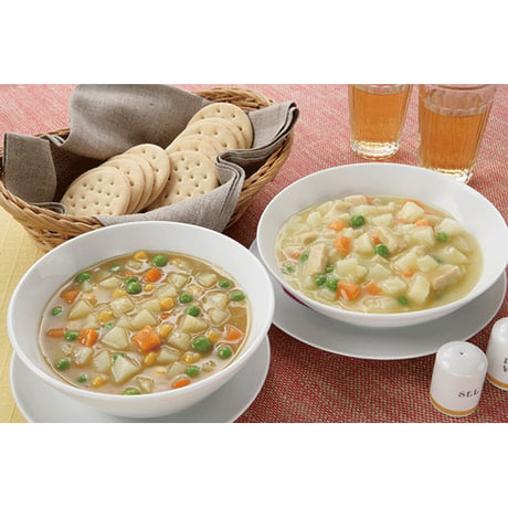 サバイバルフーズ ファミリーセット 大缶 野菜シチュー＆クラッカー（400-141）