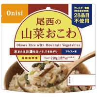 尾西のごはんシリーズ アルファ米 山菜おこわ