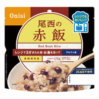 80ｇ 尾西のレンジ +（プラス）赤飯