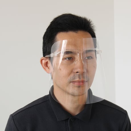【交換用10枚】眼鏡付き フェイスシールド 交換用