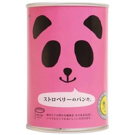 パンだ缶 パンの缶詰　ストロベリー