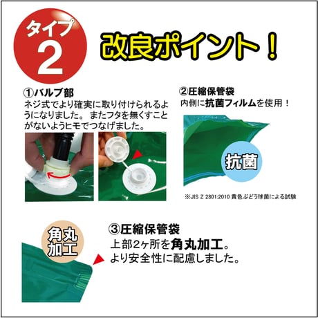 ベンリー圧縮保管袋セットタイプ2