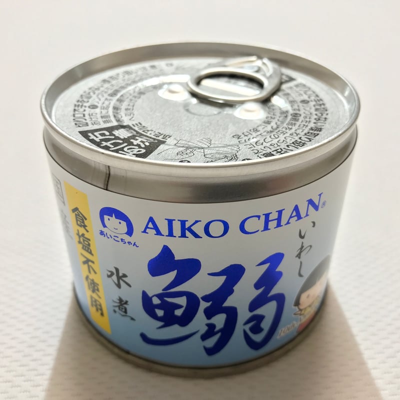 トッピング あいこちゃん鰯水煮缶（食塩不使用） 190g×1缶 | Collies