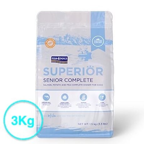 フィッシュ4ドッグ スーペリアシリーズ　スーペリア ウェイトコントロール 3kg（1.5kg×2）