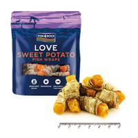 フィッシュ4トリーツシリーズ　スイートポテトラップ 100g