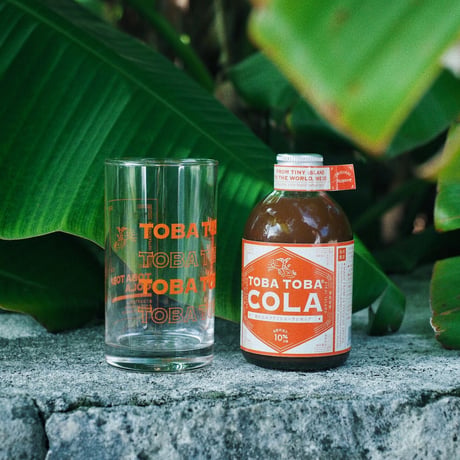 オリジナルグラスセット=TOBA TOBA COLA クラフトコーラシロップ(中) とオリジナルグラス