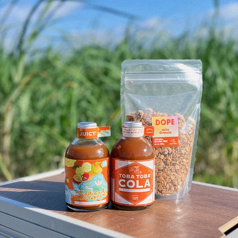 シロップ2種&グラノーラ3点ギフトボックスセット | Shop- TOBA TOBA