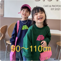 ネオンカラープリント　トレーナー