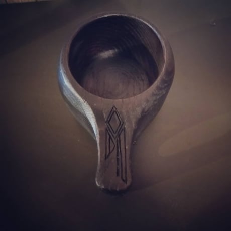 ORIGINAL 「KUKSA」  ウッドバーニング　黒鉄染