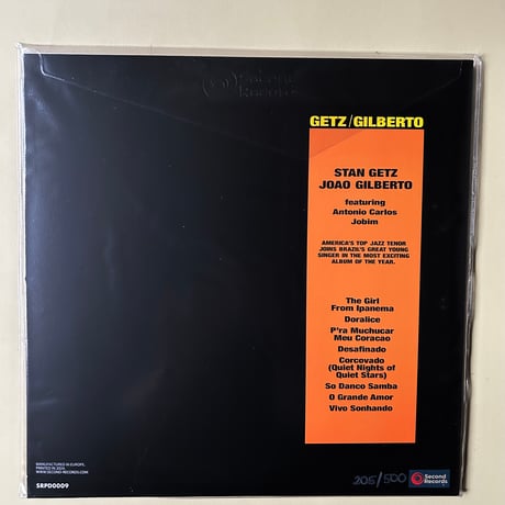 GETZ/ GILBERTO  スタン・ゲッツ/ ジョアン・ジルベルト