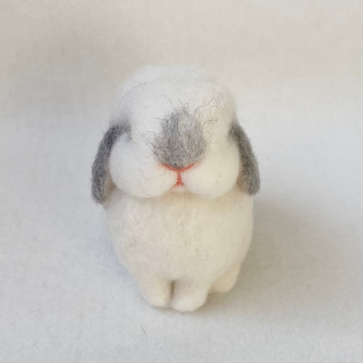 ホーランドロップの羊毛うさぎ［フロスティ］ | 103WORKS