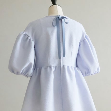【M-StyleLuxeコラボ】バックリボン付き ペプラムトップス【JM1384BF】