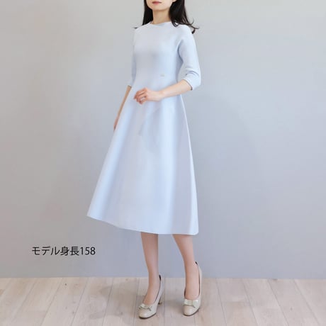 ホールガーメント フィットアンドフレアワンピース【JM1253BD】