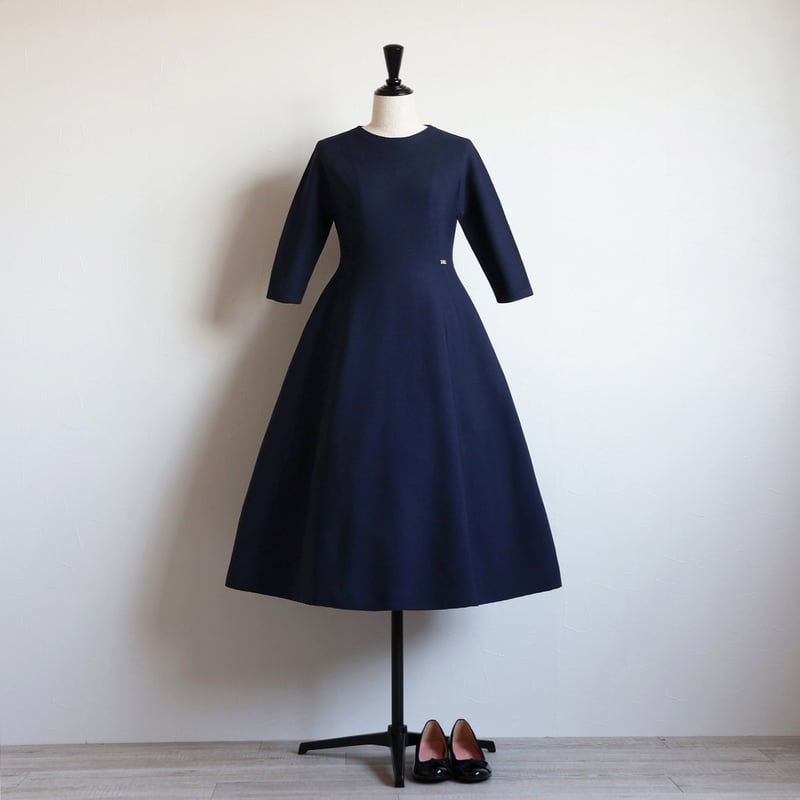 美品　Rene basic フィットアンドフレアー ワンピース Rene☆ルネ フィット＆フレアワンピース 6016070 2020年商品