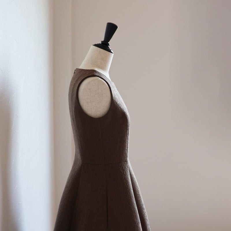 グログランジャガード エレガントワンピース【JM2355BE】 | jolie mignon