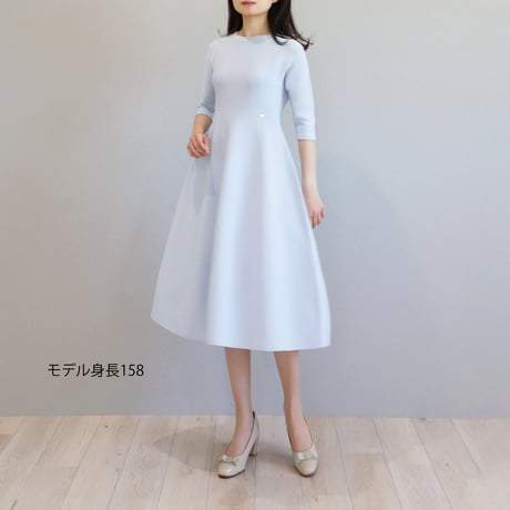 ホールガーメント フィットアンドフレアワンピース【JM1253BD】