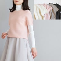 ホールガーメント 求心編み ニットベスト【オンライン限定】