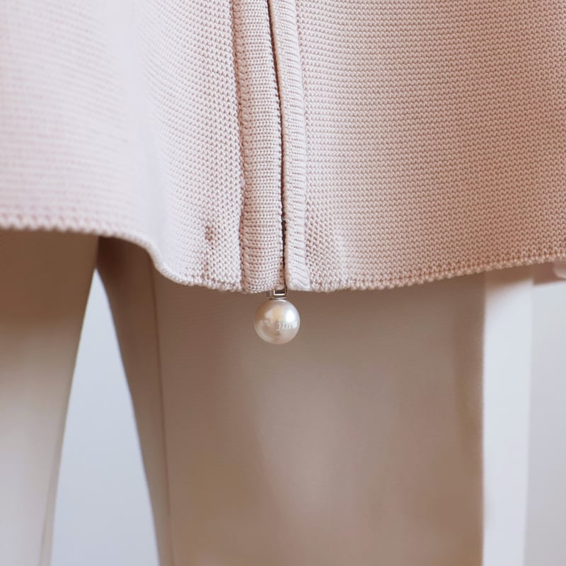 ホールガーメント オープンファスナー ペプラムジレ【JM1307BE