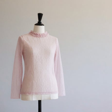 ストレッチレース ラッフルカラーインナー【JM1429BF】