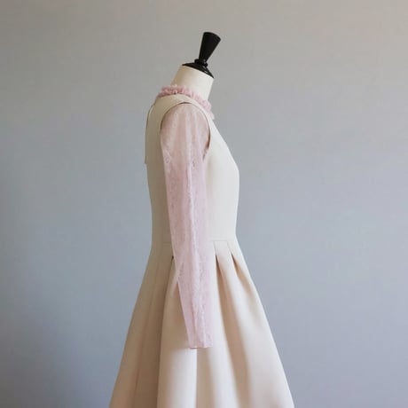 ストレッチレース ラッフルカラーインナー【JM1429BF】