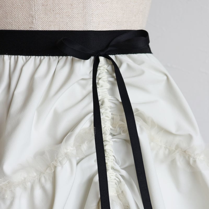 チュール使い リボンドロストティアードスカート【JM1273BD】 | jolie