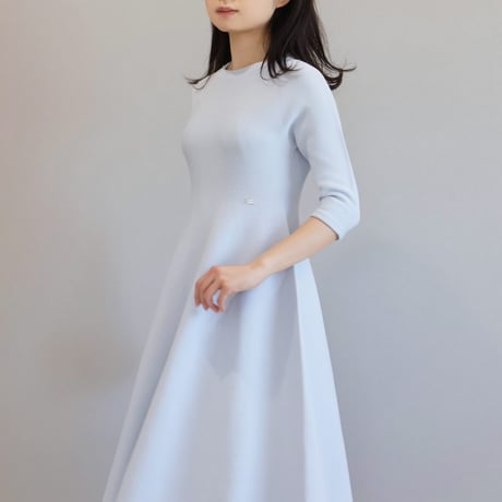 ホールガーメント フィットアンドフレアワンピース【JM1253BD】