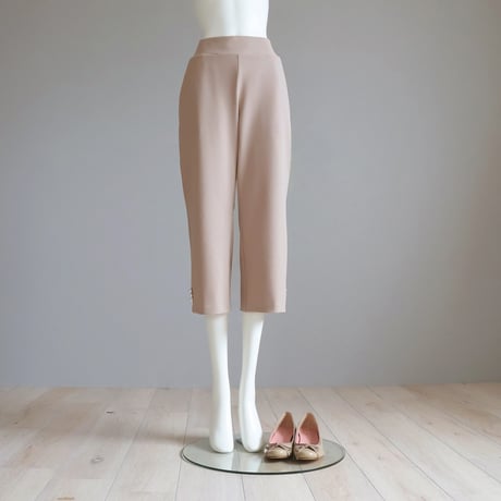 パール付き ストレッチクロップドパンツ【JM2415BF】