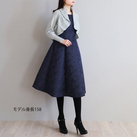 ホールガーメント カシミヤ混 フリルボレロ 長袖カーディガン【JM2342BD】