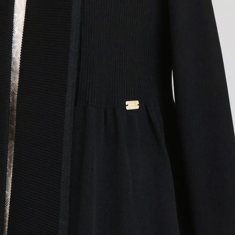 ウエスト切り替え ポケット付きロングカーディガン【JM2427BF】