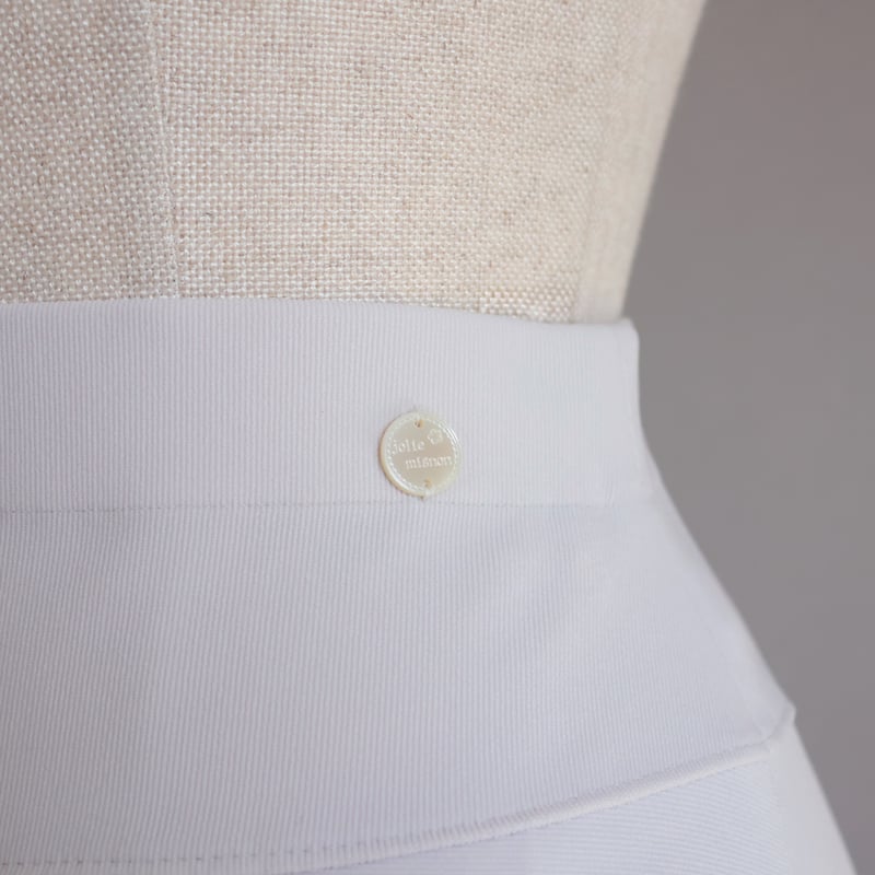 ポケット付 ボックスタック 切り替えフレアスカート【JM2332BD