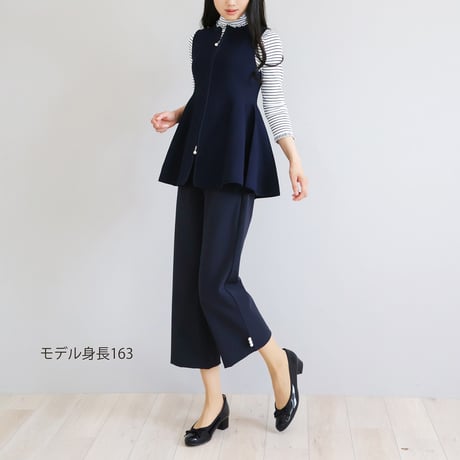 パール付き ストレッチクロップドパンツ【JM2415BF】