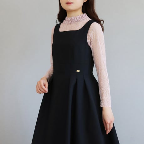 ストレッチレース ラッフルカラーインナー【JM1429BF】