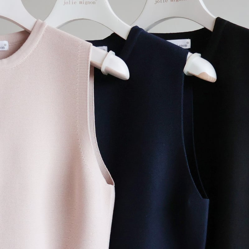 ホールガーメント オープンファスナー ペプラムジレ【JM1307BE