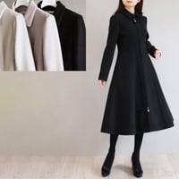 パール付き パネルラインジップアップコート【JM2381BF】