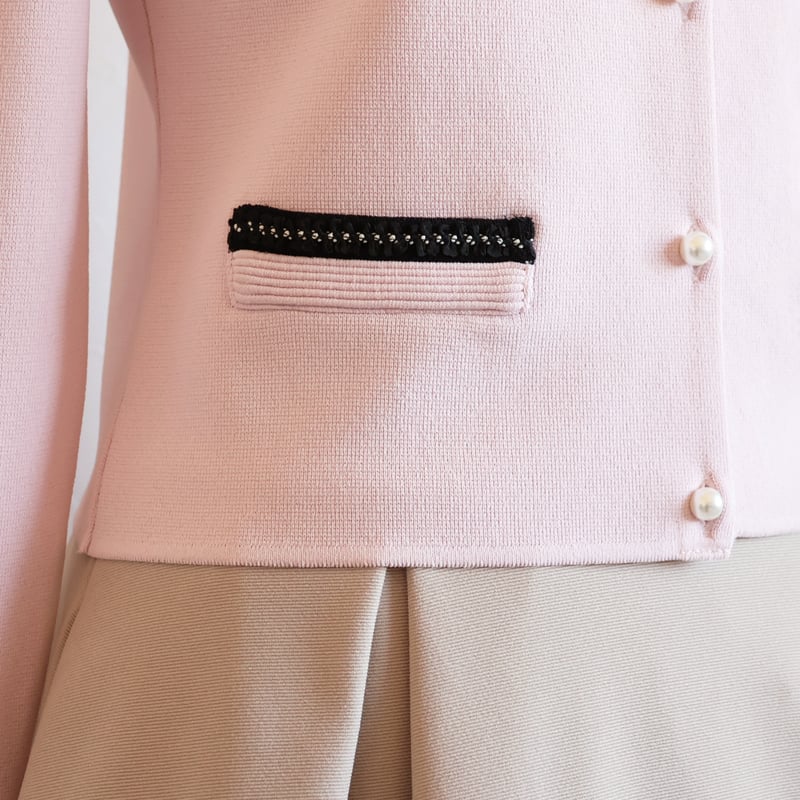 ミラノリブ ブレード付き バイカラーカーディガン【JM2325BD】 | jolie