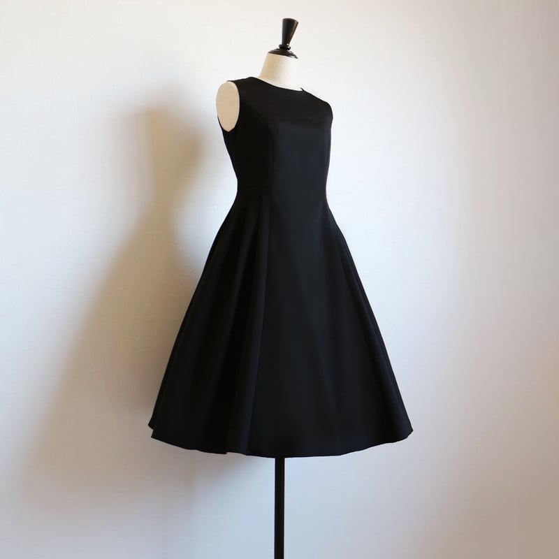 グログランタフタ エレガントタックワンピース | jolie mignon 