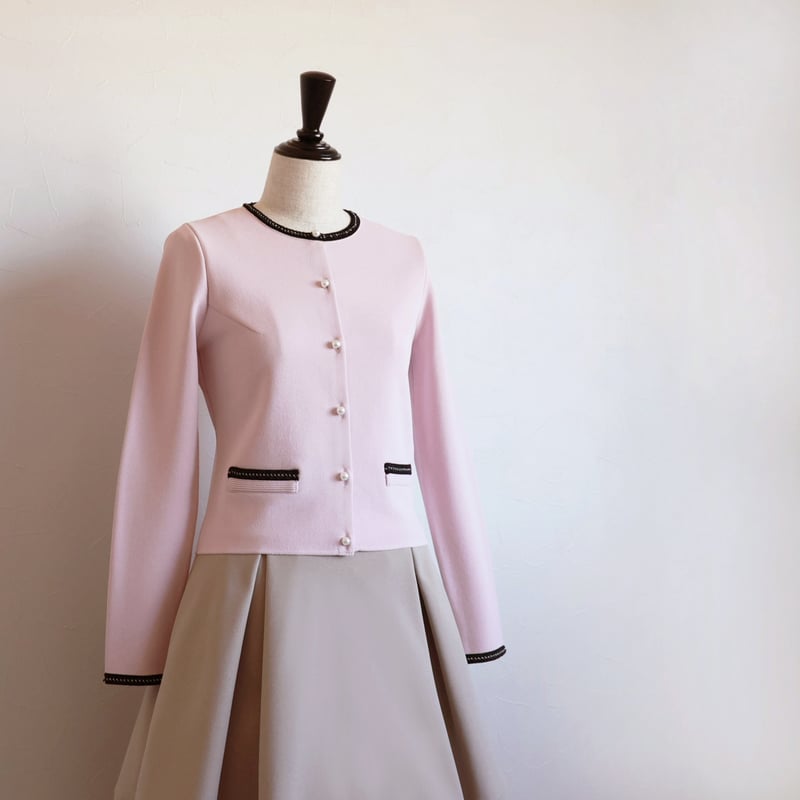 ミラノリブ ブレード付き バイカラーカーディガン【JM2325BD】 | jolie